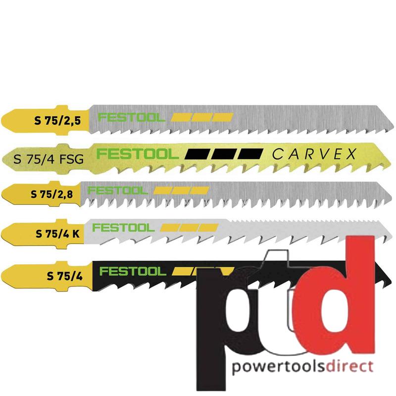 Festool 204275 Jigsaw Blades - Pack of 25 - Mixed Set STS-Sort/25 W