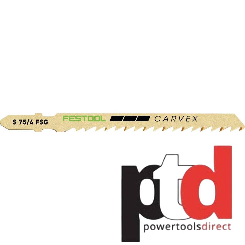 Festool 204316 Jigsaw Blades - Pack of 5 - Wood Universal S 75/4 FSG/5