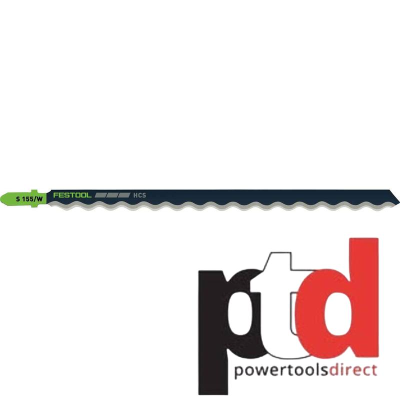 Festool 204345 Jigsaw Blades - Pack of 3 - Building Materials Insulation S 155/W/3