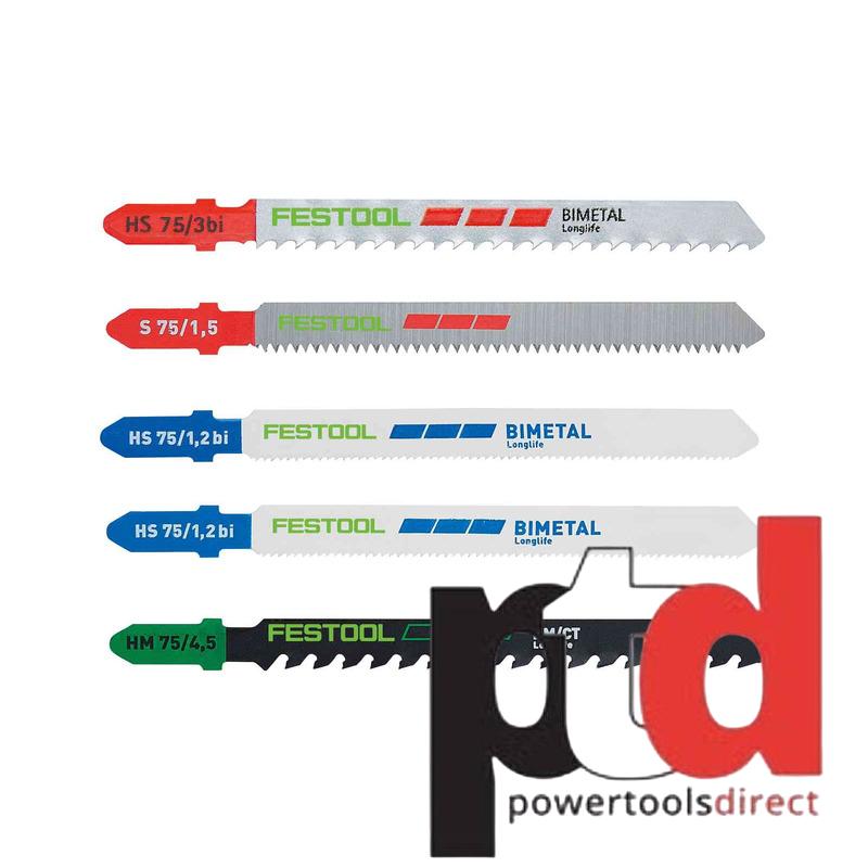 Festool 578072 Jigsaw Blade Set STS-Sort/21 P/M/B (Plastic/Metal and Construction Materials) 21pc