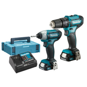 Makita CLX228AJ 12v MAX CXT Combi Kit - Combi Drill / Impact Driver 2 x 2ah Batteries
