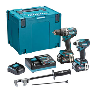 Makita DK0172G201 40v MAX XGT 2pc Combi Kit - HP002 Combi Drill / TD001 Impact Driver