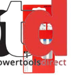 Milwaukee 4932274315 T127D Aluminium Jigsaw Blades - Pack of 5