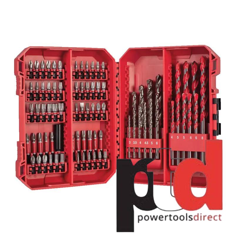 Milwaukee 4932501309 80pc Gen 4 Shockwave Impact Duty Bit Set