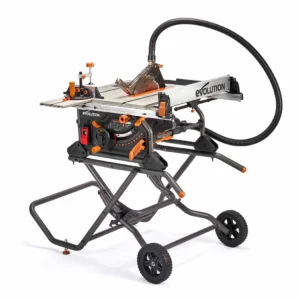 Buy Evolution R255TBL+ 230v Portable Jobsite Table Saw with 255mmTCT Multi-material Blade Australia